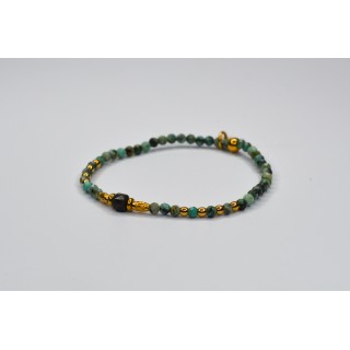 Bracelet ROSE Simple Turquoise Africaine