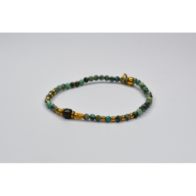 Bracelet ROSE Simple Turquoise Africaine