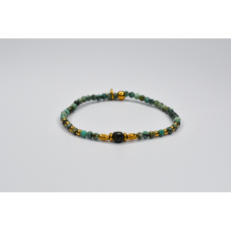 Bracelet ROSE Simple Turquoise Africaine