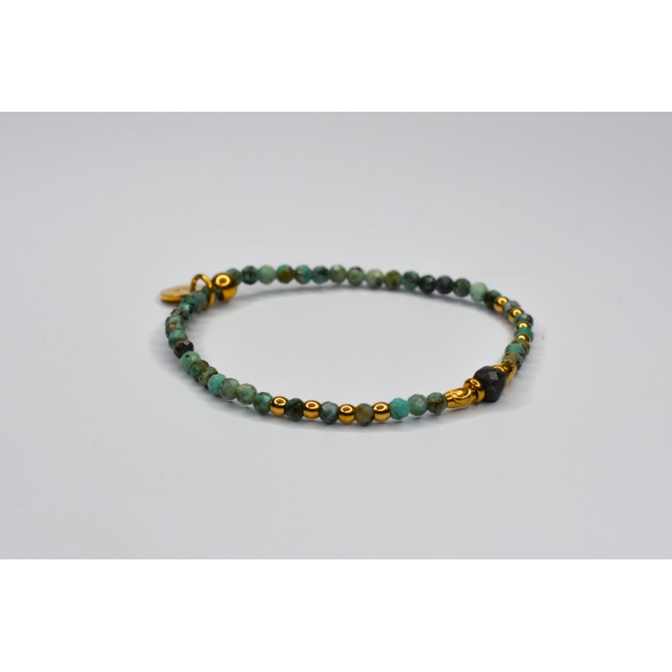 Bracelet ROSE Simple Turquoise Africaine