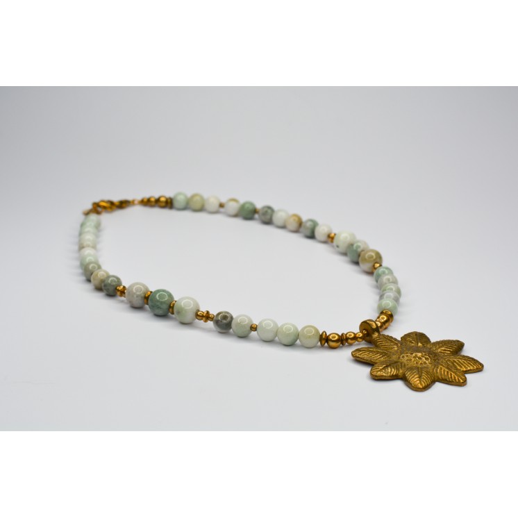 Collection Ethnique - FLEUR JADE DE BIRMANIE