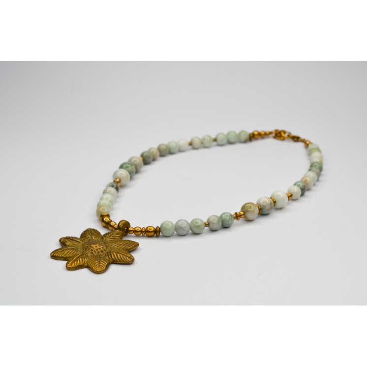 Collection Ethnique - FLEUR JADE DE BIRMANIE