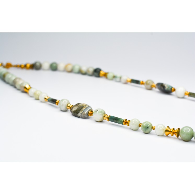 Collection Ethnique - CROIX ETHIOPIENNE JADE DE BIRMANIE