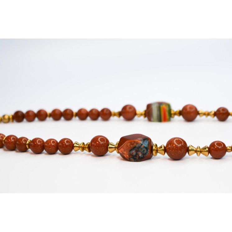 Collection Ethnique - CROIX ETHIOPIENNE PM GOLDSTONE