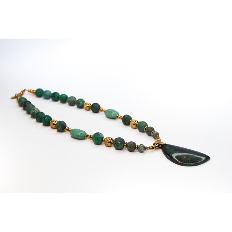 Collection Ethnique - NATH JASPE DE SEDIMENT VERTE