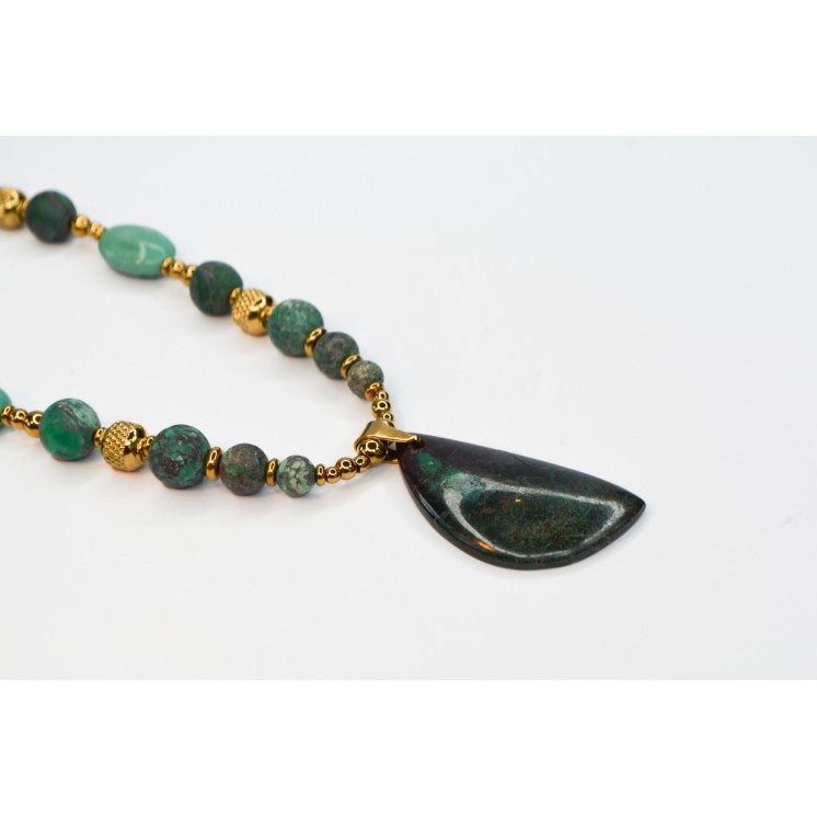 Collection Ethnique - NATH JASPE DE SEDIMENT VERTE