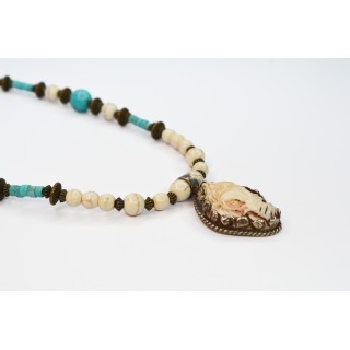 Collection Ethnique - GANESH PM HOWLITE ET TURQUOISE