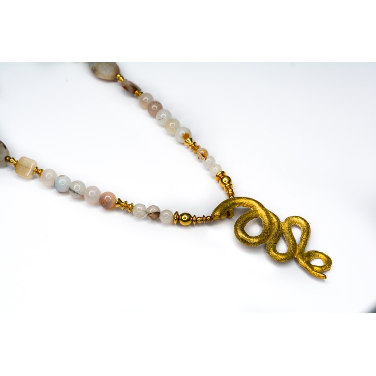 Collection Ethnique - SERPENT AGATE MARBRÉE