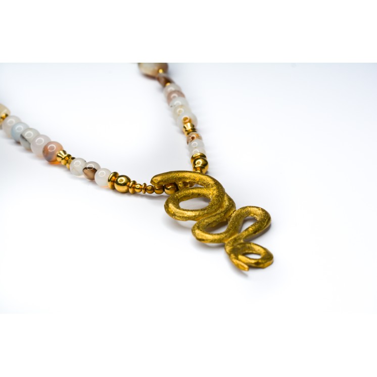 Collection Ethnique - SERPENT AGATE MARBRÉE