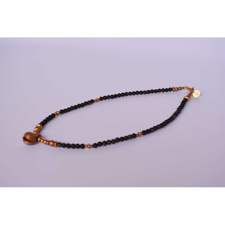 Collection Ethnique - AKAN OBSIDIENNE GOLD