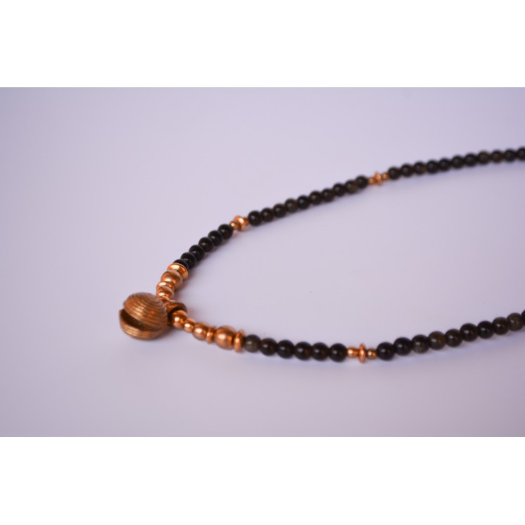 Collection Ethnique - AKAN OBSIDIENNE GOLD