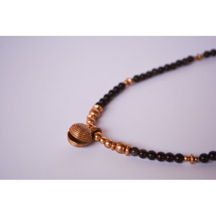 Collection Ethnique - AKAN OBSIDIENNE GOLD