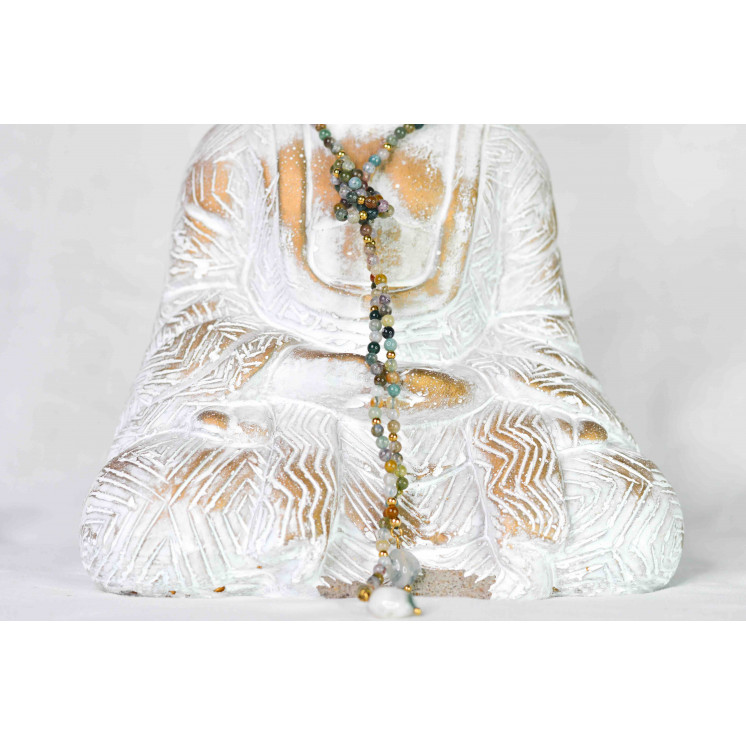 Collier LOLA - Style cravate en Agate Indienne