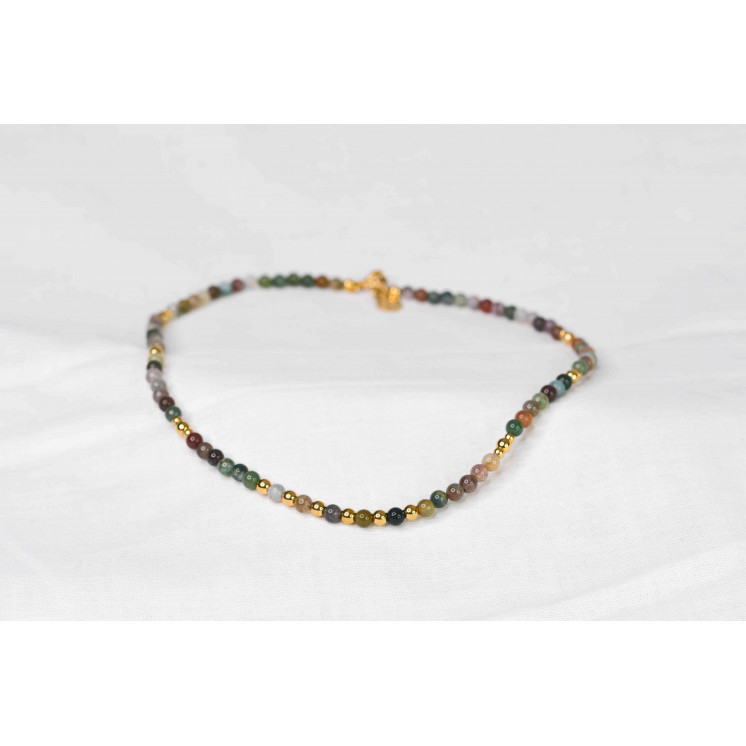 Collier LUCIE - Agate Indienne