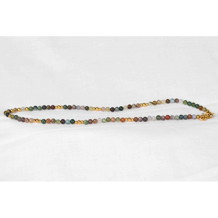 Collier LUCIE - Agate Indienne