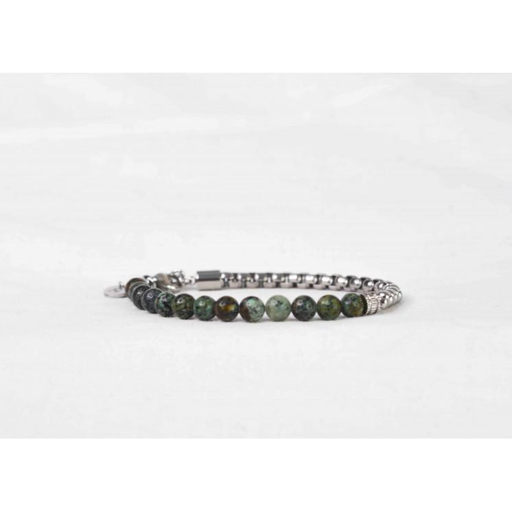 Bracelet LEO - Turquoise d'Afrique