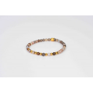 Bracelet LINA Simple - Agate Botswana