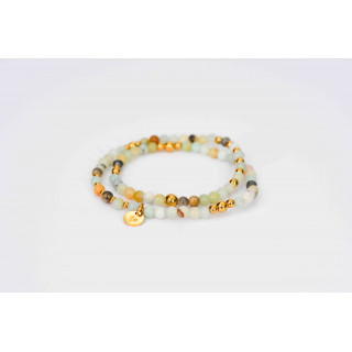 Bracelet LINA Double - Amazonite
