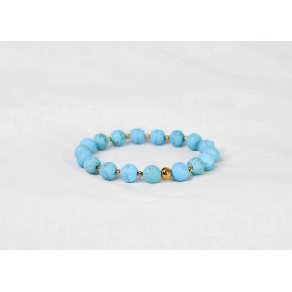 Bracelet LORI - Turquoise mate 8mm