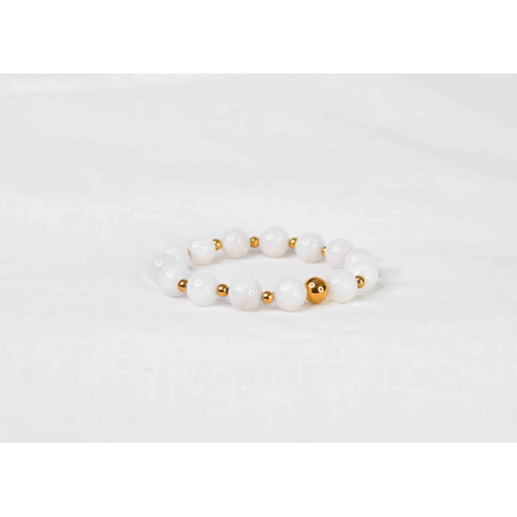 Bracelet LORI - Pierre de Lune 10mm