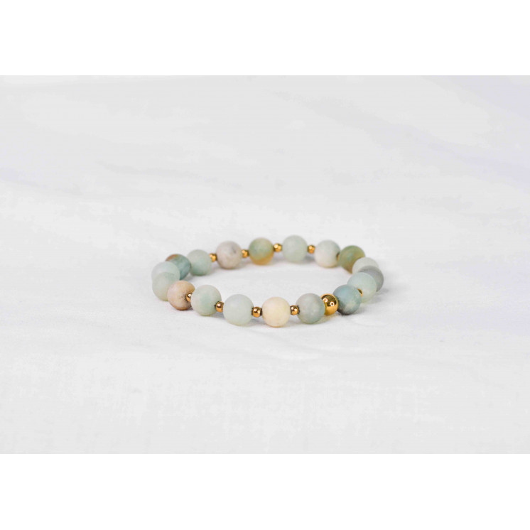 Bracelet LORI - Amazonite mate 8mm