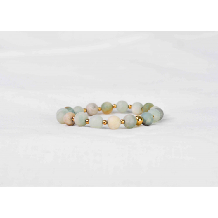 Bracelet LORI - Amazonite mate 8mm