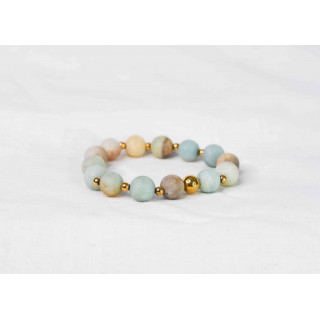 Bracelet LORI - Amazonite mate 10mm