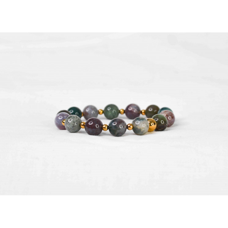 Bracelet LORI - Agate Indienne 10mm