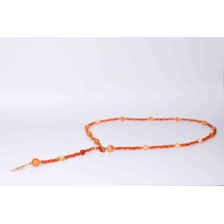 Collier LYA - Pendentif Plume en Amazonite