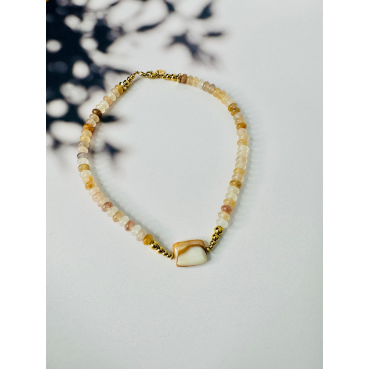 Collier ROSE - Aventurine Rose