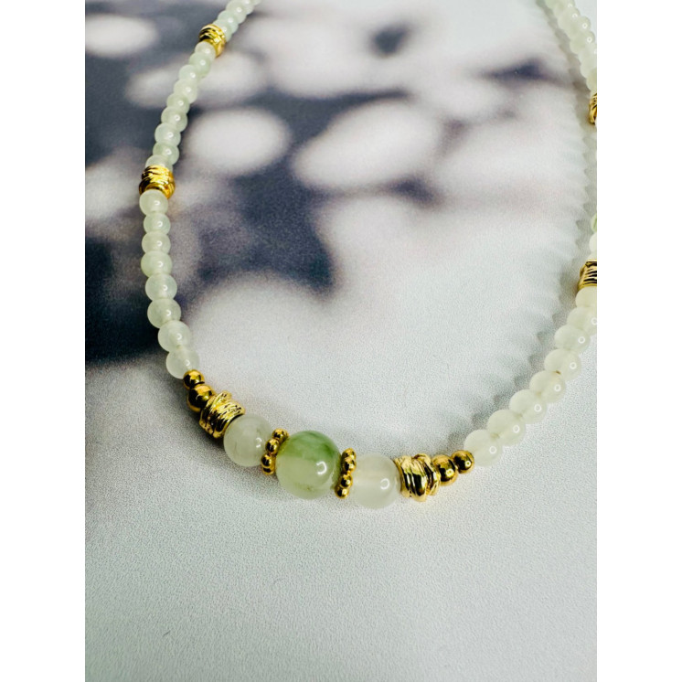 Collier EMY 3B - Jade Ice Green