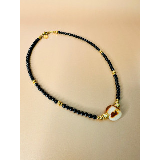 Collier AGATHE - Onyx noire