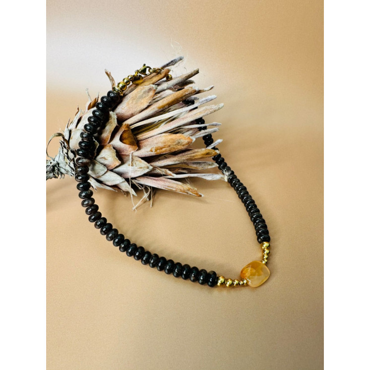 Collier ROSE - Grenat