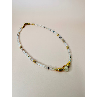 Collier AGATHE - Agate Marbré