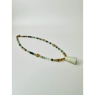 Collier MILY Jaspe vert