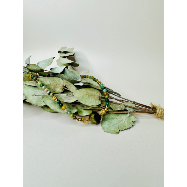 Collier AGATHE - Agate Indienne