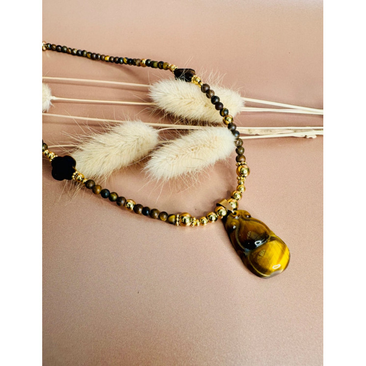Collier FELI - Œil de Tigre