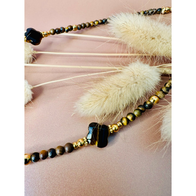 Collier FELI - Œil de Tigre