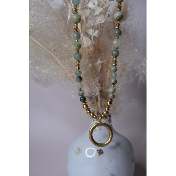 Collection Ethnique - MARY JASPE VERTE