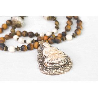 Collier Ethnique - Grand Modèle Bouddha